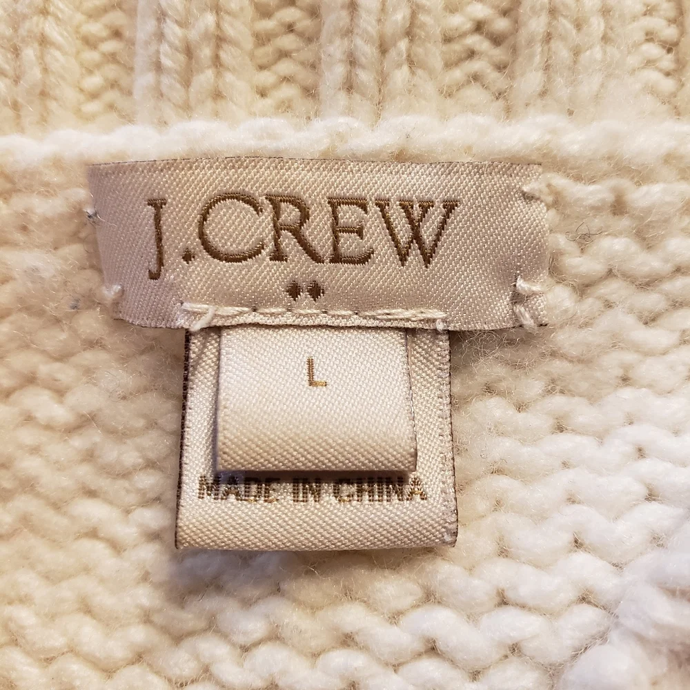 J. Crew Cream Sweater